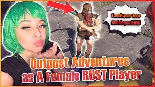 Female RUST Player Takes on Outpost