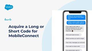 How to Acquire a Long or Short Code for MobileConnect