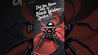 Did You Know About the Black Widow Spider? #shorts