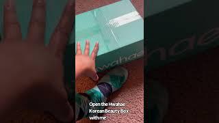 Open the Hwahae Korean Beauty Box with me