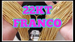 Should you REALLY wear 22KT gold?! New size Franco in stock!