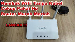 Cara Nembak WiFi Tanpa Kabel || Pakai Router Murah