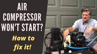 Air compressor wont turn on? Try this!