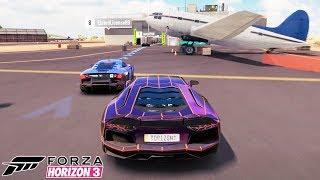 Lamborghini Havalimanında Yarışa Giriyor! Araba Oyunu Forza 3