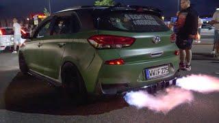 Best OF TUNED Hyundai i30N Engine Sounds - Accelerations, Revs, FLAMES!