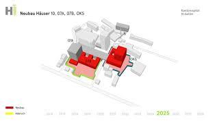 BauTimeline Generationenprojekt «come together» – Kantonsspital St.Gallen