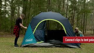 How to Set Up Your Coleman Dark Room SkyDome 4-Person Tent with Rainfly