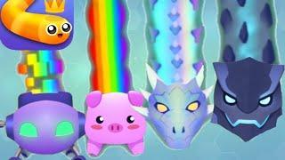 How to UNLOCK ALL 4 Rainbow Storm SKINS on Snake io | Rainbot, Hambow, Smogon, Cirrus