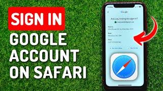How To Sign In Google Account On Safari