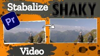 How to Stabilize SHAKY video PROPERLY in Adobe Premiere Pro cc 2021 |Hindi Tutorial