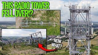 Why Did This Cell Tower Fall Over? A British Telecom Microwave Site Tour