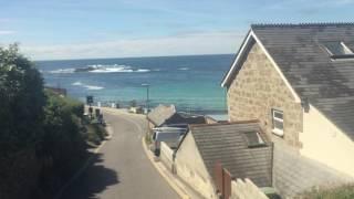 The road into Sennen Cove