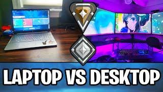 Low Ranking LAPTOP vs DESKTOP Players!