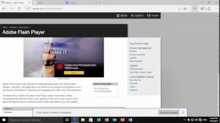 Windows 10 - How to Turn Off Adobe Flash player in the Edge browser