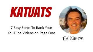 7 steps to rank videos on YouTube and Google  KATUATS 