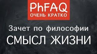 В чем смысл жизни? Очень кратко