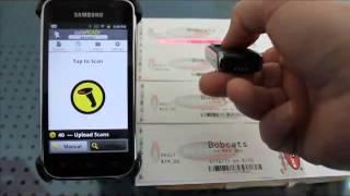 codeREADr app with bluetooth barcode scanning acccessory