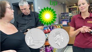 Karen Meltdown @ BP over filming & £100 coin!