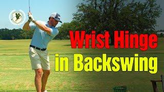 Proper Wrist Hinge in the Golf Backswing