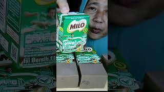 Mukbang PUDING SUSU KOTAK Milo & Dancow