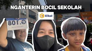 NGANTERIN BOCIL SEKOLAH | REVIEW KANTIN CIKAL | MAIN KE CIKAL SERPONG #kvlog