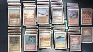 I completed my set of 40 MTG Revised Dual Lands in a bear market caused by the 30th Anniversary Ed!