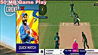 AMAZING CRICKET GAME ONLY 50 MB DOWNLOAD LINK Description 