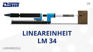 Lineareinheit LM 34 (SHOWCASE) | Linearmodul | DSM Messtechnik GmbH