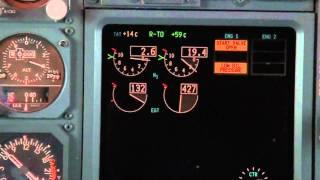 Engine start procedure B737NG