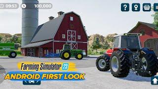 Farming Simulator 23 First Look Gameplay on Android | urdu hindi