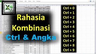 Secret Combination "Ctrl" and Numbers In Excel, Ctrl + 1, Ctrl + 2 and so on