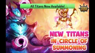 Hero Wars — Light and Dark Titans, Iyari, Amon, Mort, and Keros Now Available in Circle of Summoning