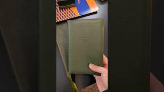 Olive Green Calfskin VS Dark Green Goatskin...Which One Would You Choose #premiumbibles #schuyler