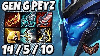 Kalista vs Ezreal ADC [ Gen G Peyz ] Patch 14.16 Korea Grandmaster 