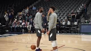 Will Barton informs Jamal Murray that Kobe Bryant died in an accident