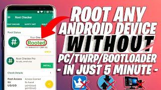 ROOT Any Android Device In Just 1 Click Without PC NO TWRP NO BOOTLOADER - New ROOTING App 2020