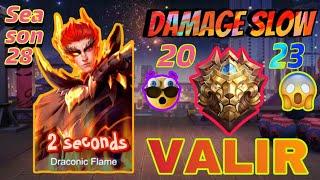 VALIR Season 28: Best Build 2023 I Damage Slow I Mobile Legends Bang Bang