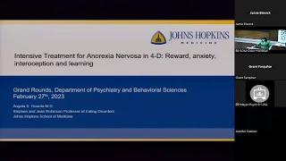 Johns Hopkins Psychiatry Grand Rounds | Intensive treatment for Anorexia Nervosa