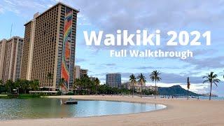 NEW YEARS DAY in WAIKIKI | Full Beach Walkthrough, Waikiki is OPEN! | OAHU