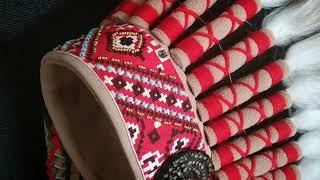 Indian headdress / Индейский головной убор с перьями / Warbonnet