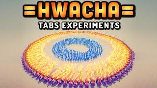 The Biggest Volley of Arrows with Hwachas | TABS Experiments #1