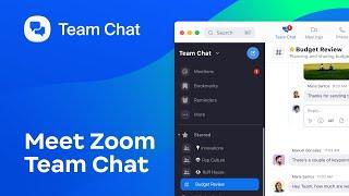 Meet Zoom Team Chat