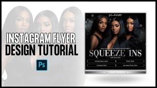 How To Create An Instagram Flyer In Photoshop | Photoshop Tutorial