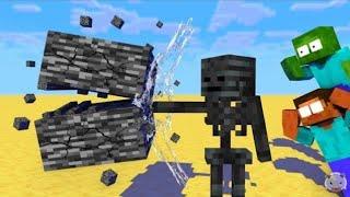 Monster school:Stone breaking challenge️Minecraft️Animation