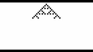 Algorithmically building a representation of the Sierpinski triangle