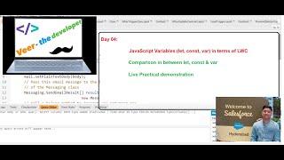 Day 04: JavaScript Variables (var, let, const) in LWC