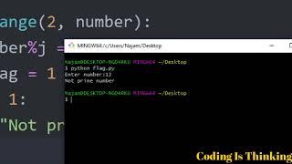 Beginner Python Tutorial - Flag Variable Example | Must Watch