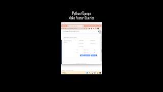 Make Faster Python/Django Query 