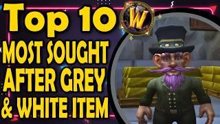 Top 10 Most Sought After Grey and White Item Transmogs