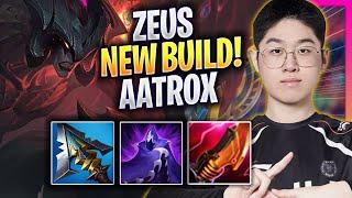 ZEUS TRIES NEW AATROX BUILD! - HLE Zeus Plays Aatrox TOP vs Urgot! | Season 2025